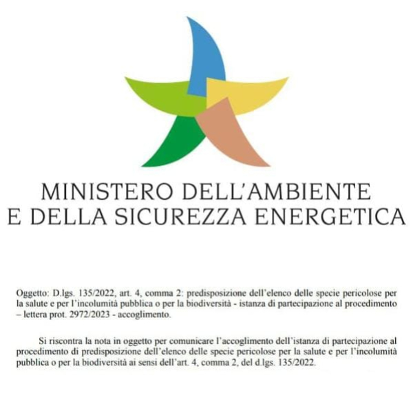 Accreditamento al Ministero dell&#039;Ambiente e della Sicurezza Ecologica per la lista negativa